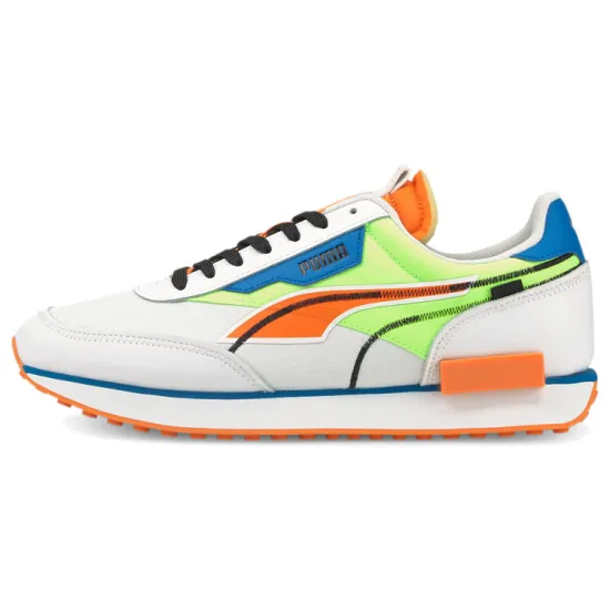 Puma Future Rider Twofold White Green Glare