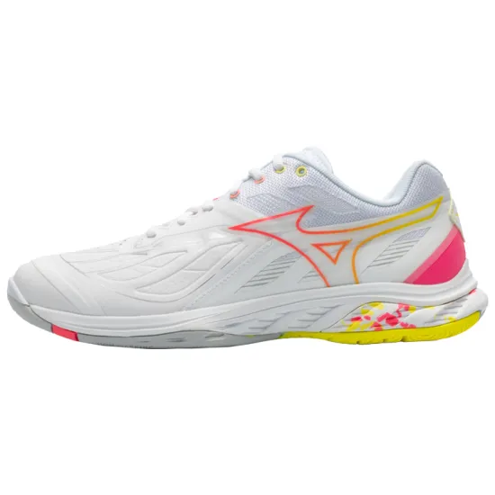 Wave Fang Mizuno 2 'White Pink Bolt Neon'