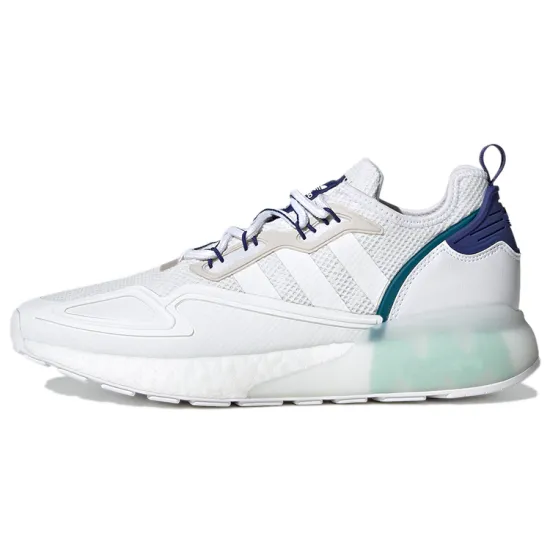 Adidas Originals ZX 2K Boost Lifestyle Shoes Unisex Low-top White/Blue/Gray