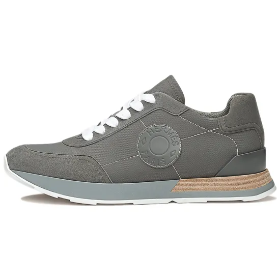 HERMES Drive Casual Shoes Women's Low-Top Gray