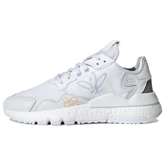 Adidas Originals Nite Jogger Lifestyle Shoes Women's Low-top White/Gray