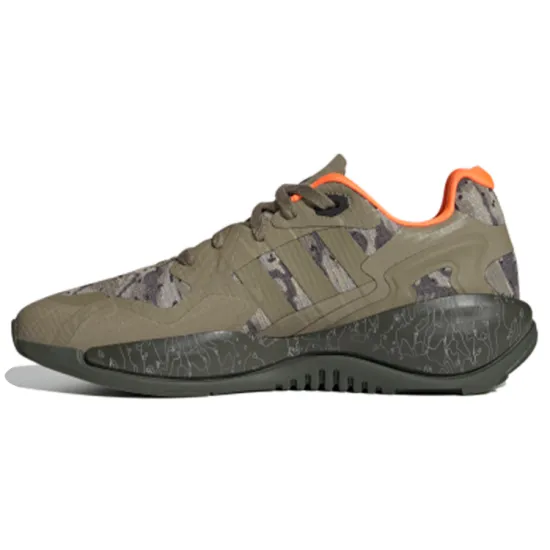 Adidas Originals ZX Alkyne Lifestyle Shoes Unisex Low-top Green/gray/orange