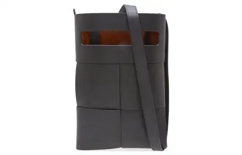 Bottega Veneta Calfskin Crossbody Grey