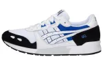 Asics Gel Lyte 1 Gel Lyte 1 Abrasion Resistant Breathable Low top Casual Shoes Unisex Black White Blue