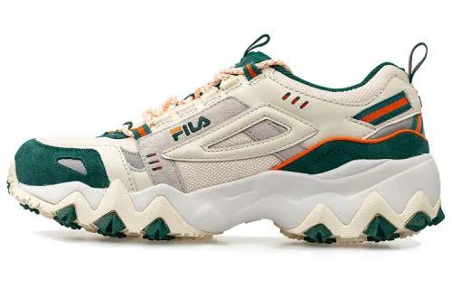 FILA FUSION Fila Fellow Running Shoes White/Green/Grey Women's