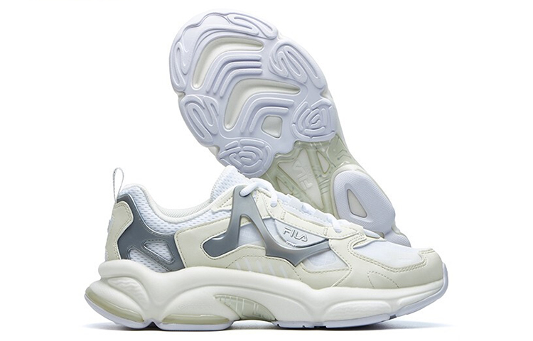 Женские кроссовки Fila FUSION RJV (белые) — 香草冰/斐乐白 — фото 6