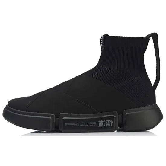 LINING Fashion Week Collection Casual Shoes Men High-Top Black