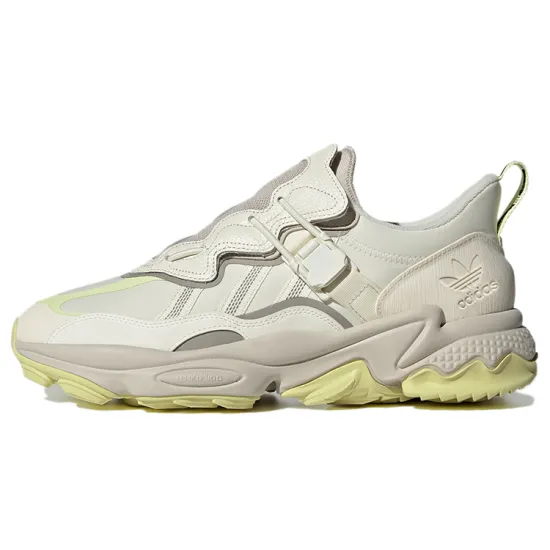 Adidas Originals Ozweego Lifestyle Shoes Unisex Low-top Off-white/Gray/Yellow