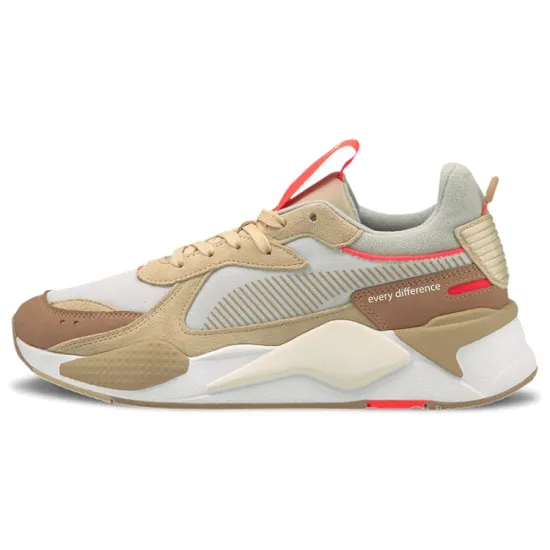 PUMA RS-X Lifestyle Shoes Women's Mid-top Khaki/brown/white/gray