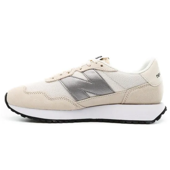 New Balance 237 Sea Salt Silver Metallic Women's
