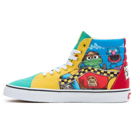 Vans Sk8 Sesame Street X -Hi 'Oscar's Taxi Service'