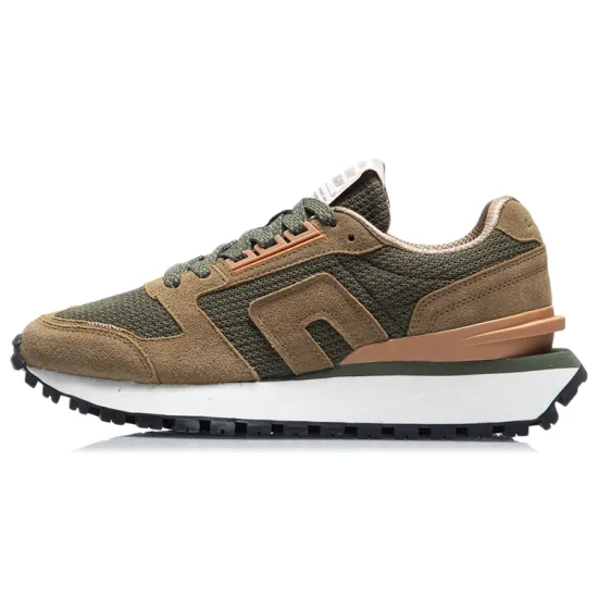 LINING CF Casual Shoes Men Low-Top Dark Olive Green/Ash Brown