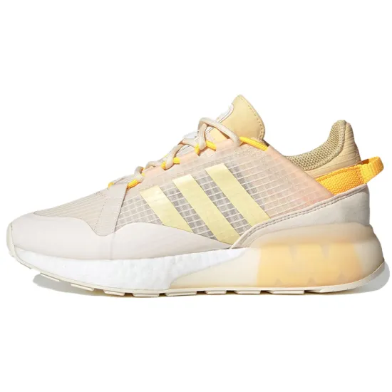 Adidas Originals ZX 2K Boost Lifestyle Shoes Women's Low-top White/Yellow