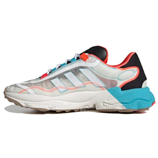 Adidas Ozweego Pure Bright Cyan Solar Red