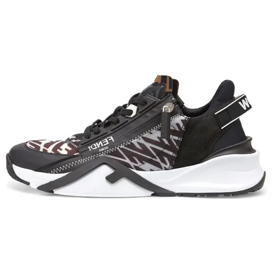 FENDI Flow FF Motif Slip-On 'Black'