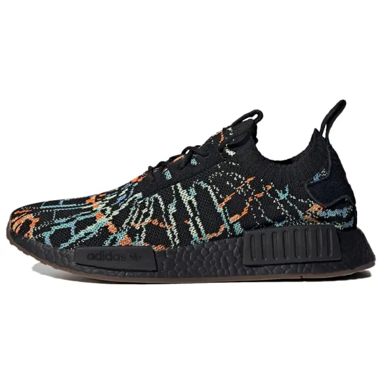 Adidas NMD R1 Primeknit Black Multicolor