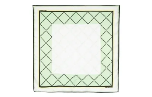 【Previous Season】logo-print silk scarf