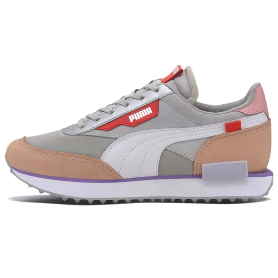 PUMA Future Rider Lifestyle Shoes Women's Low-top Heather Gray/Dusty Pink