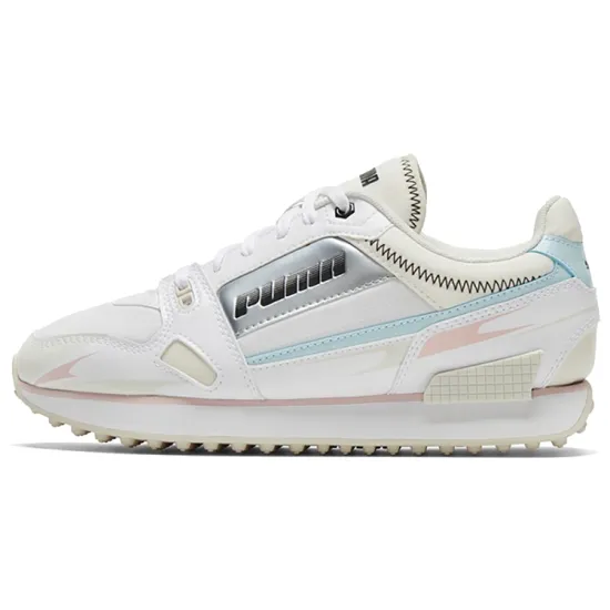 PUMA Mile Rider Lifestyle Shoes Women's Mid-top White/gray/blue/pink