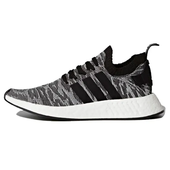 Adidas NMD R2 Black White Future Harvest