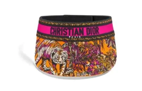 DIOR Printed Pattern Sun Protection Hats Women's Multicolor