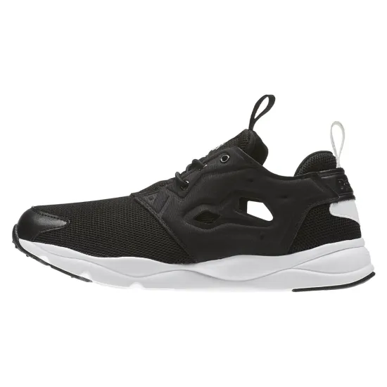 Reebok Furylite Mesh Lifestyle Shoes Women's Low-top Black