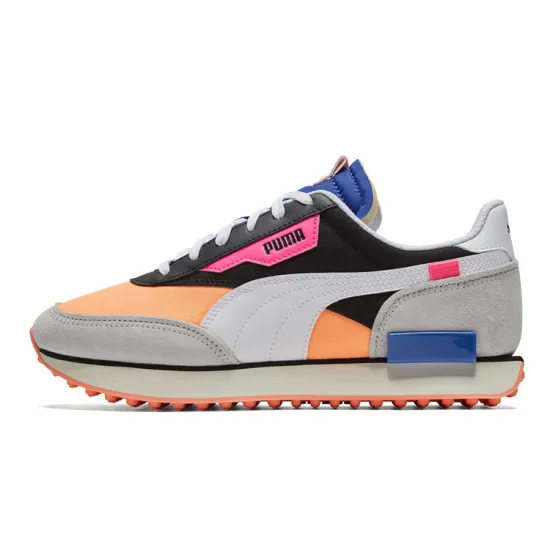 PUMA Future Rider Lifestyle Shoes Unisex Low-top Black/orange/cement Gray