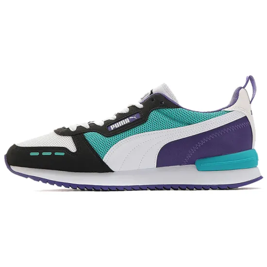 PUMA R78 Blue/White/Purple Low Sneakers