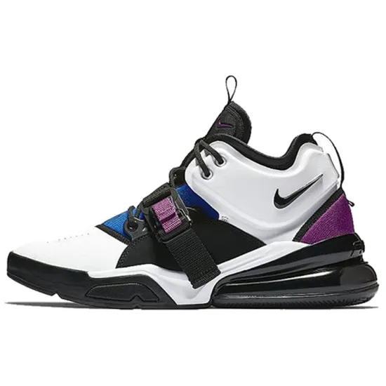 Nike Air Force 270 White Black Lyon Blue