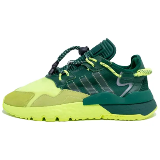 Adidas Originals Nite Jogger Beyonce Ivy Park Dark Green Frozen Yellow