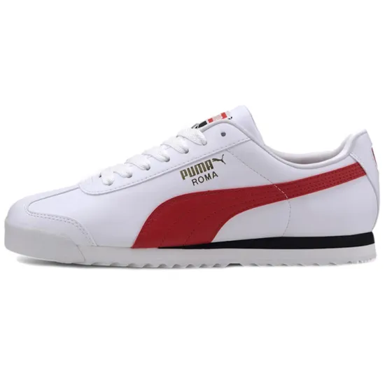 PUMA Roma Lifestyle Shoes Men Low-top White/Red