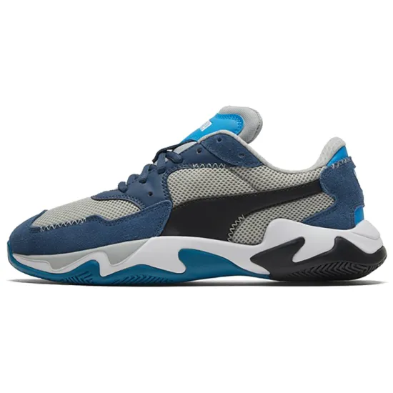 PUMA Storm Stitching 'Gray Dark Blue White'