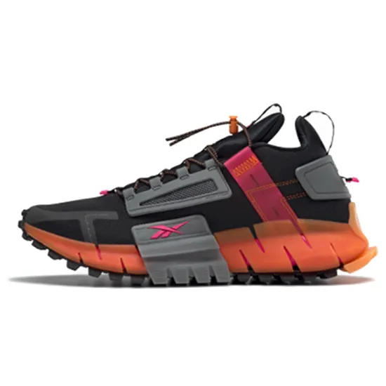 Reebok Zig Kinetica Edge Black Pink Orange