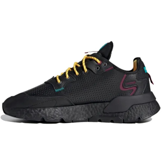 Adidas Originals Nite Jogger Lifestyle Shoes Unisex Low-top Black/yellow