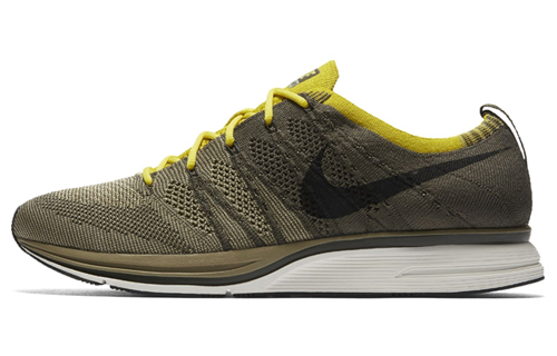 Nike Flyknit Trainer Cargo Khaki Bright Citron