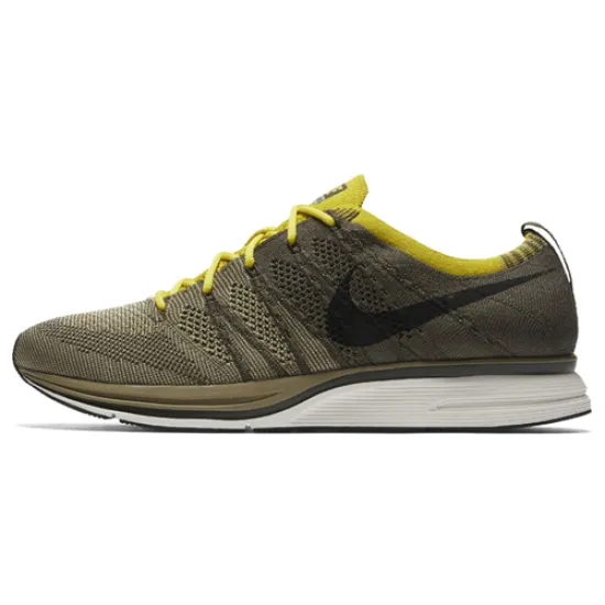 Nike Flyknit Trainer Cargo Khaki Bright Citron