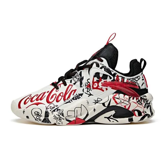 ANTA X Coca Cola Badao 'White Black Red' Women's