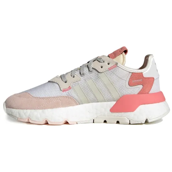 Adidas Originals Nite Jogger Lifestyle Shoes Women's Low-top White/powder