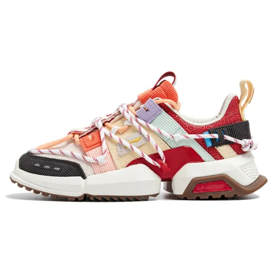 LINING Pan Gu Casual Shoes Unisex Low-Top White/Red/Yellow Black