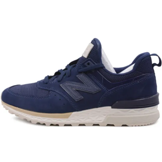 New Balance 574 Navy White Tan