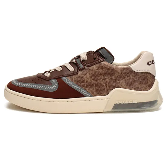 COACH CitySole Casual Shoes Men Low-Top Brown/Saddle Brown