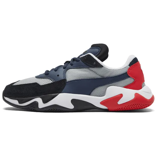 Puma Storm Lifestyle Shoes Unisex Low-top Black/gray/blue/red/white