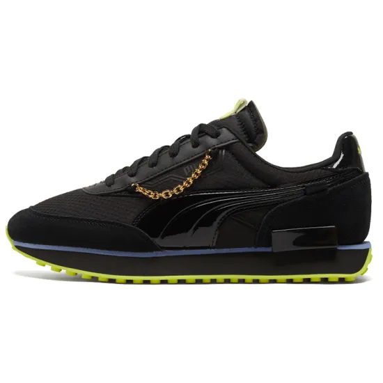PUMA Future Rider Lifestyle Shoes Women's Low-top Black/Yellow/Blue