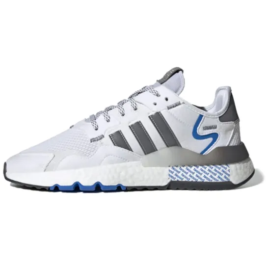 Adidas Originals Nite Jogger Lifestyle Shoes Unisex Low-top Gray/White/Blue