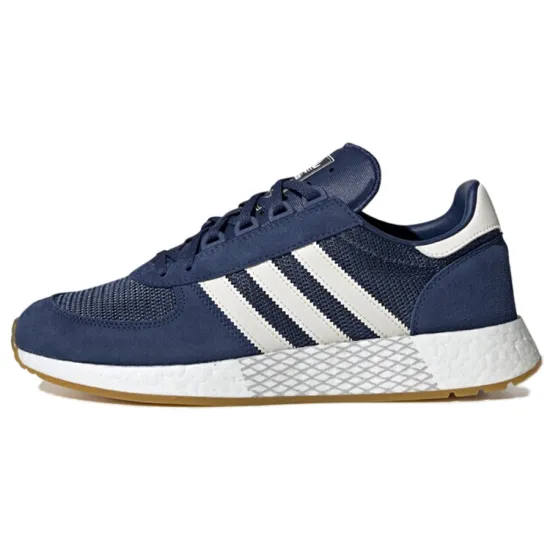 Adidas Originals MARATHON TECH Lifestyle Shoes Men Low-top White/Royal Blue/Fern Green