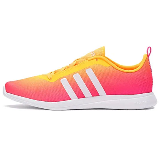 Adidas Neo Cloudfoam Casual Shoes Women's Low-Top Pink/Orange