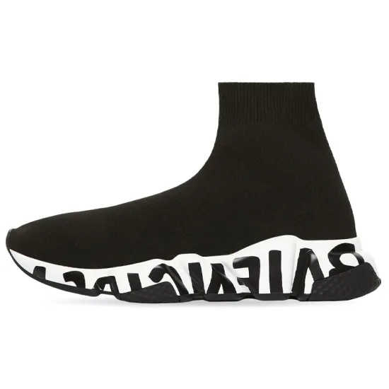 Balenciaga Women's Speed Sneaker 'Midsole Graffiti - Black White'