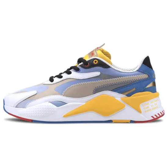 Sonic X PUMA RS-X Lifestyle Shoes Men Low-top White/Royal/Yellow