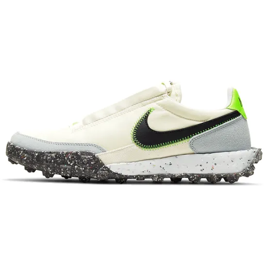 Nike Waffle Racer Crater Pale Ivory Electric Green Women's