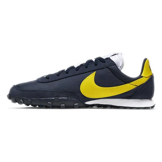 Nike Waffle Racer Lifestyle Shoes Unisex Low-top Blue/Yellow